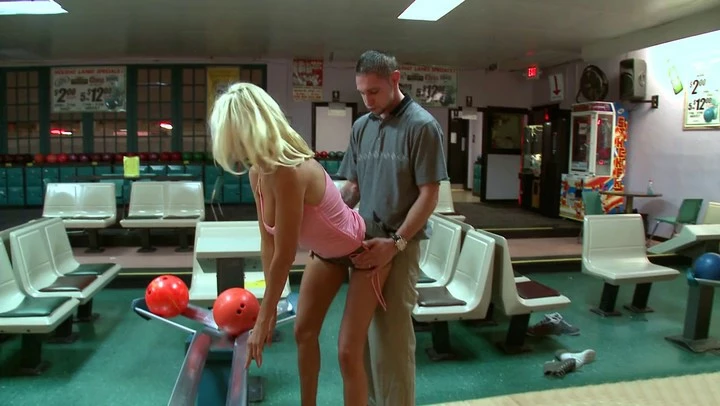 Bowling Porn - Naughty MILF Puma Swede seducing a guy in the bowling club ...